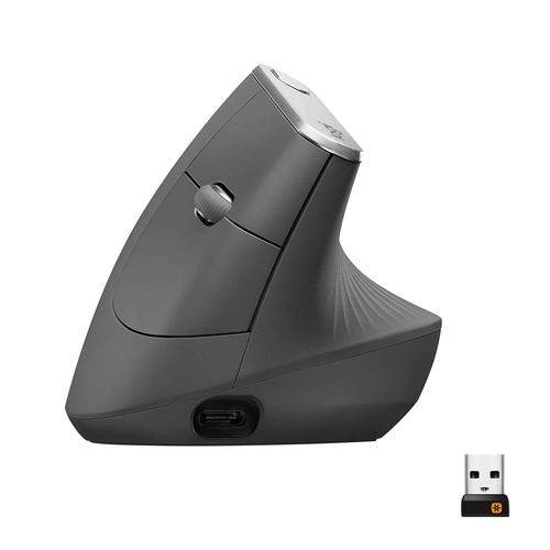 Bild von Logitech MX Vertical Maus Büro rechts RF Wireless + Bluetooth Optisch 4000 DPI