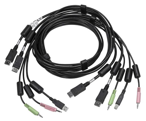 Bild von Vertiv Avocent CBL0124 Tastatur/Video/Maus (KVM)-Kabel Schwarz 1,8 m