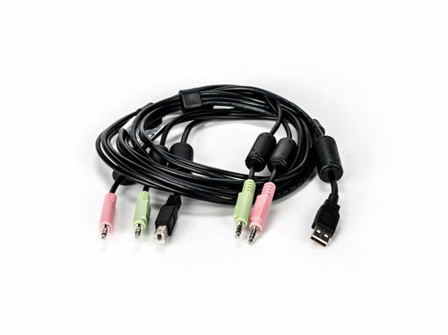 Bild von Vertiv Avocent CBL0134 Tastatur/Video/Maus (KVM)-Kabel Schwarz 1,8 m