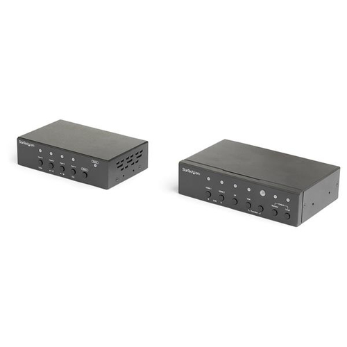 Bild von StarTech.com Multi-Input HDBaseT Ethernet Extender mit eingebautem Switch und Videoskalierer