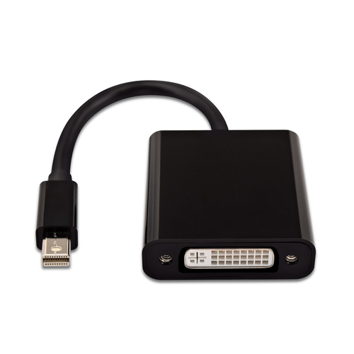 Bild von V7 Videoadapter Mini-DisplayPort (m) auf DVI-D (m), schwarz