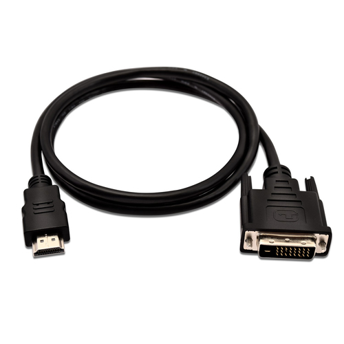 Bild von V7 HDMI-Stecker zu DVI-D-Dual-Link-Stecker, 1 Meter, schwarz