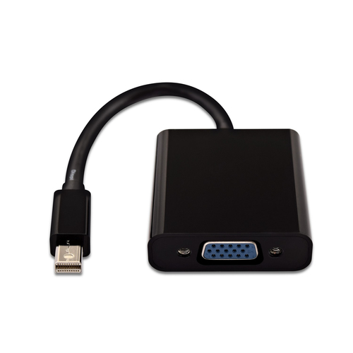 Bild von V7 Videoadapter Mini-DisplayPort (m) auf VGA (f), schwarz