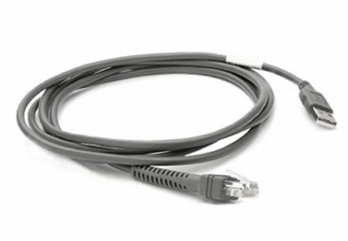 Bild von Zebra CBA-U21-S07ZBR Serien-Kabel Schwarz 2,1 m USB EAS