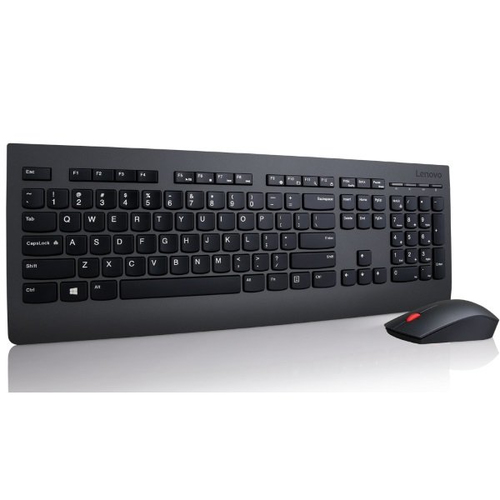 Bild von Lenovo 4X30H56821 Tastatur Maus enthalten Universal RF kabellos + USB QWERTY Englisch, Russisch Schwarz