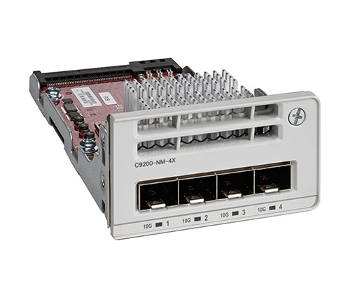 Bild von Cisco C9200-NM-4X= Netzwerk-Switch-Modul 10 Gigabit Ethernet, Gigabit Ethernet