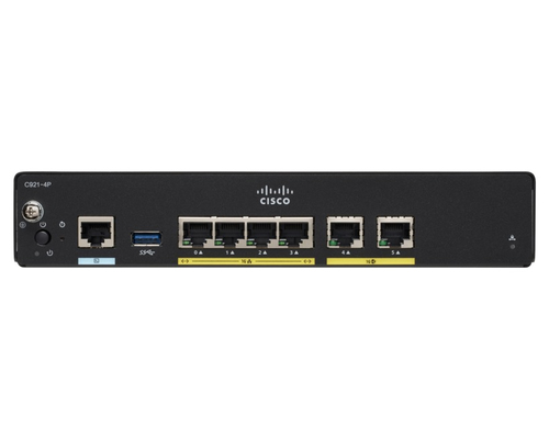 Bild von Cisco C927-4P Kabelrouter Gigabit Ethernet Schwarz