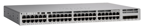 Bild von Cisco C9200L-48P-4G-1E Netzwerk-Switch Managed L3 Gigabit Ethernet (10/100/1000) Power over Ethernet (PoE) Grau
