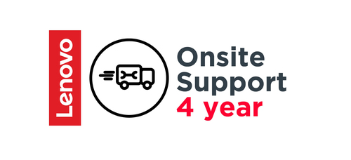 Bild von Lenovo 4 Year Onsite Support (Add-On) 1 Lizenz(en) 4 Jahr(e)