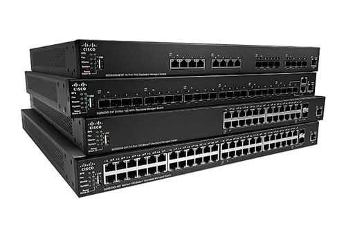 Bild von Cisco 550X Managed L2/L3 10G Ethernet (100/1000/10000) 1U Schwarz