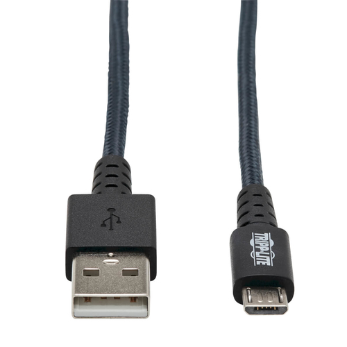 Bild von Tripp Lite U050-006-GY-MAX USB Kabel USB 2.0 1,8 m USB A Micro-USB B Grau