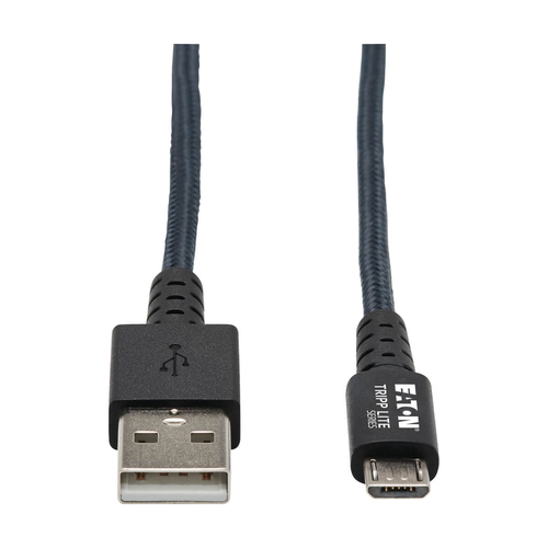 Bild von Tripp Lite U050-010-GY-MAX USB Kabel USB 2.0 3 m USB A Micro-USB B Grau