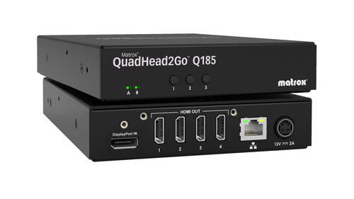Bild von Matrox QuadHead2Go Q185 Multi-Monitor Controller Appliance / Q2G-DP4K