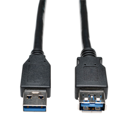 Bild von Tripp Lite U324-003-BK USB Kabel USB 3.2 Gen 1 (3.1 Gen 1) 0,91 m USB A 2 x USB A Schwarz