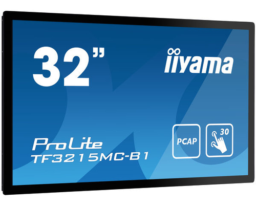 Bild von iiyama ProLite TF3215MC-B1 Computerbildschirm 81,3 cm (32 Zoll) 1920 x 1080 Pixel Full HD LED Touchscreen Kiosk Schwarz