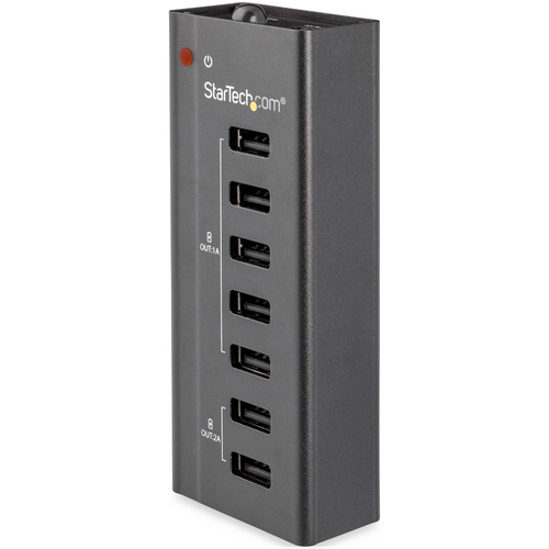 Bild von StarTech.com 7-Port USB Ladestation mit 5x 1A Ports und 2x 2A Ports
