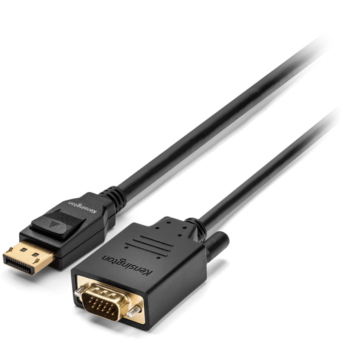 Bild von Kensington DisplayPort 1.2 (M) to VGA (M) passive unidirectional cable, 1.8m (6ft)
