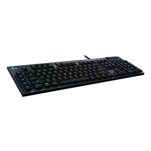 Bild von Logitech G G815 LIGHTSYNC RGB Mechanical Gaming Keyboard – GL Linear Tastatur USB QWERTY Englisch Karbon