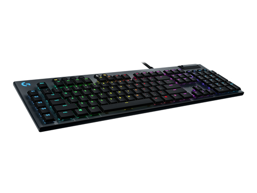 Bild von Logitech G G815 LIGHTSYNC RGB Mechanical Gaming Keyboard – GL Clicky Tastatur USB QWERTY Englisch Karbon