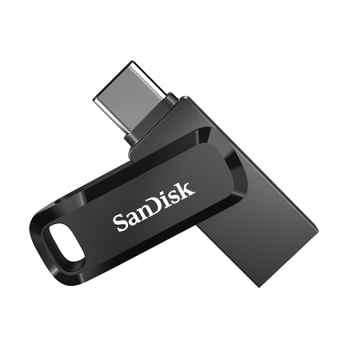 Bild von SanDisk Ultra Dual Drive Go USB-Stick 64 GB USB Type-A / USB Type-C 3.2 Gen 1 (3.1 Gen 1) Schwarz