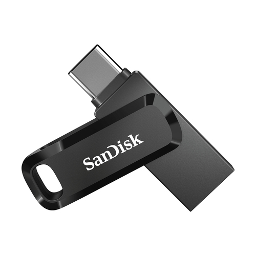 Bild von SanDisk Ultra Dual Drive USB-Stick 128 GB USB Type-A / USB Type-C 3.2 Gen 1 (3.1 Gen 1) Schwarz, Silber