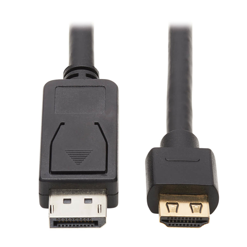 Bild von Tripp Lite P582-010-4K6AE Videokabel-Adapter 3,05 m DisplayPort HDMI Schwarz