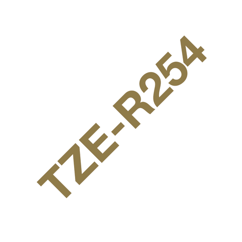 Bild von Brother TZE-R254 Farbband Gold