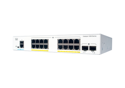 Bild von Cisco Catalyst C1000-16T-2G-L Netzwerk-Switch Managed L2 Gigabit Ethernet (10/100/1000) Grau