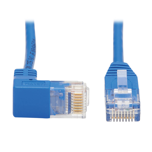 Bild von Tripp Lite N204-S01-BL-DN Netzwerkkabel Blau 0,31 m Cat6 U/UTP (UTP)