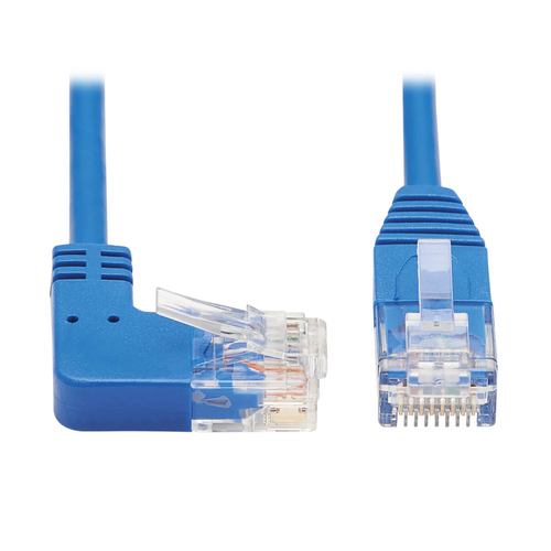 Bild von Tripp Lite N204-S01-BL-RA Netzwerkkabel Blau 0,31 m Cat6 U/UTP (UTP)