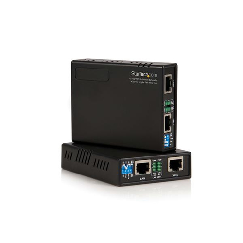 Bild von StarTech.com Ethernet Extender Kit VDSL2 - Lan Netwerk Extender 10/100 Mbits/s bis zu 1 km