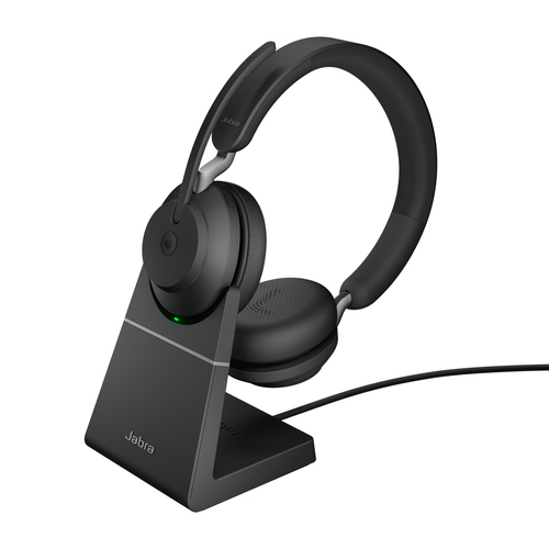 Bild von Jabra Evolve2 65, MS Stereo Kopfhörer Kabellos Kopfband Büro/Callcenter USB Typ-A Bluetooth Schwarz