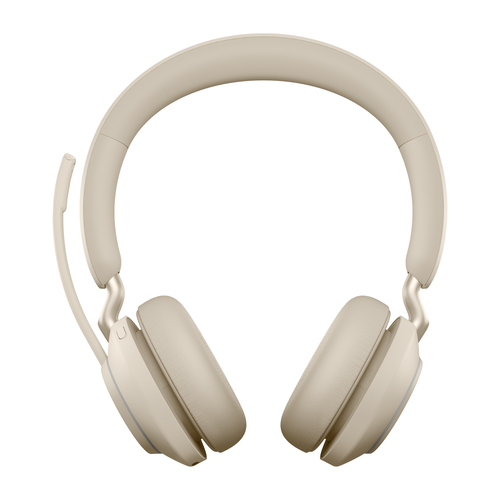 Bild von Jabra Evolve2 65, MS Stereo Kopfhörer Kabellos Kopfband Büro/Callcenter USB Typ-C Bluetooth Beige