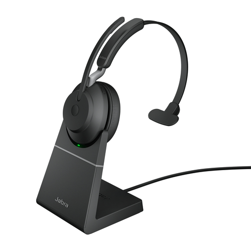 Bild von Jabra Evolve2 65, UC Mono Kopfhörer Kabellos Kopfband Büro/Callcenter USB Typ-A Bluetooth Schwarz