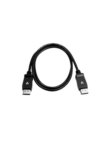 Bild von V7 Videokabel Pro DisplayPort (m) auf DisplayPort (m), schwarz, 1 m