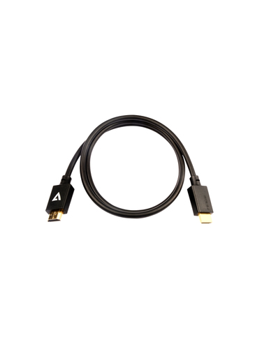 Bild von V7 Videokabel Pro HDMI (m) auf HDMI (m), schwarz, 1 m