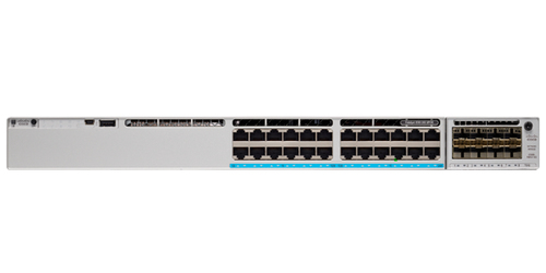 Bild von Cisco C9300-24H-A Netzwerk-Switch Managed L2/L3 Gigabit Ethernet (10/100/1000) Power over Ethernet (PoE) 1U Grau