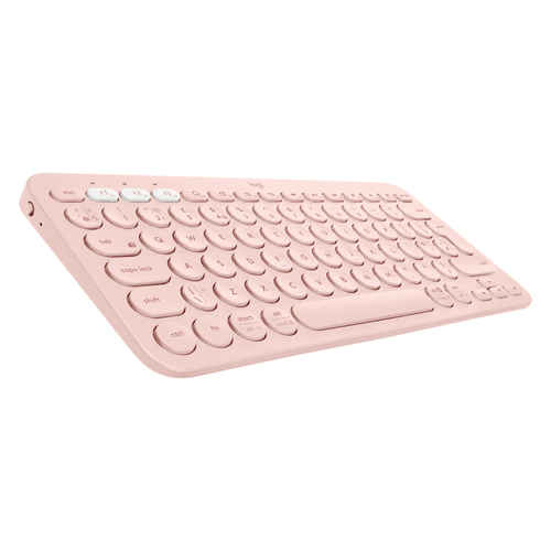 Bild von Logitech K380 Multi-Device Tastatur Universal Bluetooth QWERTY Englisch, Italienisch Pink