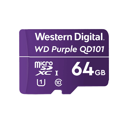 Bild von Western Digital WD Purple SC QD101 64 GB MicroSDXC Klasse 10