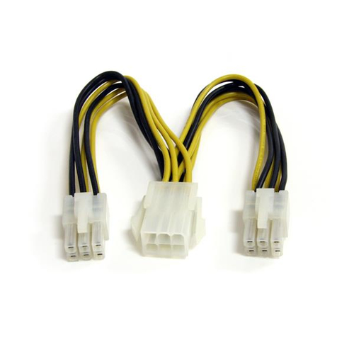 STARTECH 6IN PCIE POWER SPLITTER CABLE