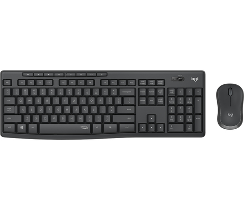 Bild von Logitech MK295 Silent Wireless Combo Tastatur Maus enthalten Büro RF Wireless AZERTY Französisch Graphit