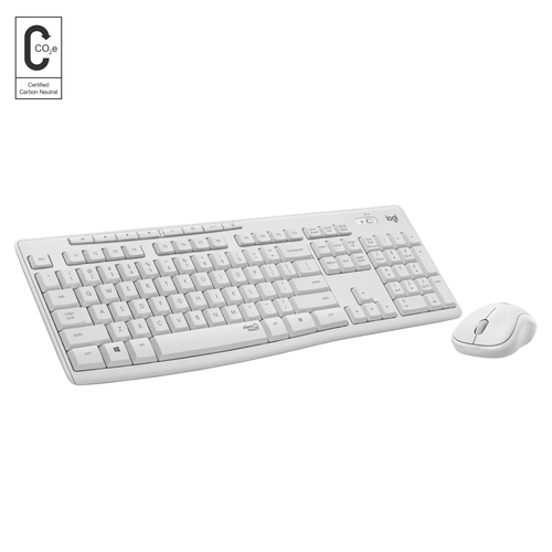 Bild von Logitech MK295 Silent Wireless Combo Tastatur Maus enthalten Büro RF Wireless QWERTZ Schweiz Weiß