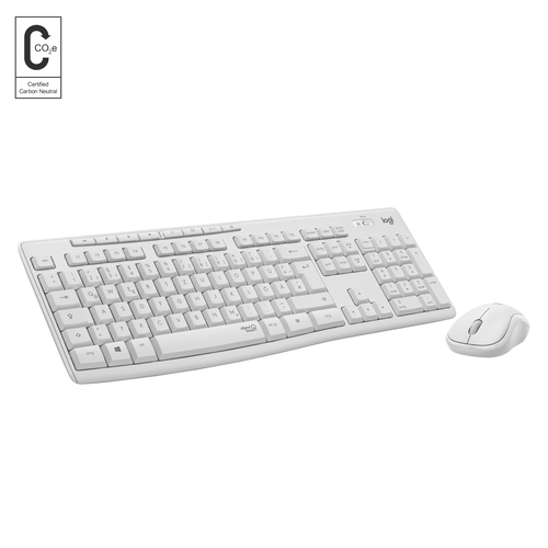 Bild von Logitech MK295 Silent Wireless Combo Tastatur Maus enthalten Büro RF Wireless QWERTY Englisch Weiß