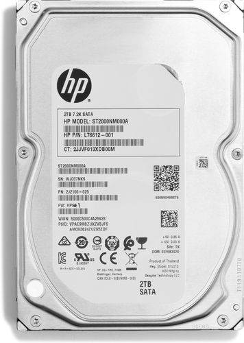 Bild von HP 2Z274AA Interne Festplatte 3.5 Zoll 2000 GB SATA