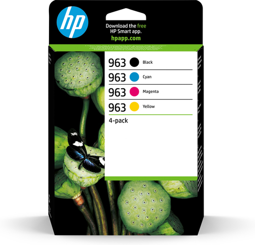 Bild von HP 963 4er-Pack OriginalDruckerpatronen Schwarz/Cyan/Magenta/Gelb