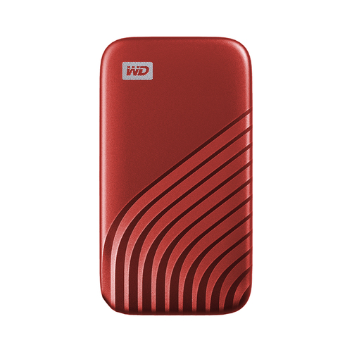 Bild von Western Digital My Passport 2 TB USB Typ-C 3.2 Gen 2 (3.1 Gen 2) Rot