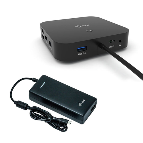 Bild von i-tec USB-C Dual Display Docking Station with Power Delivery 100 W + Universal Charger 112 W