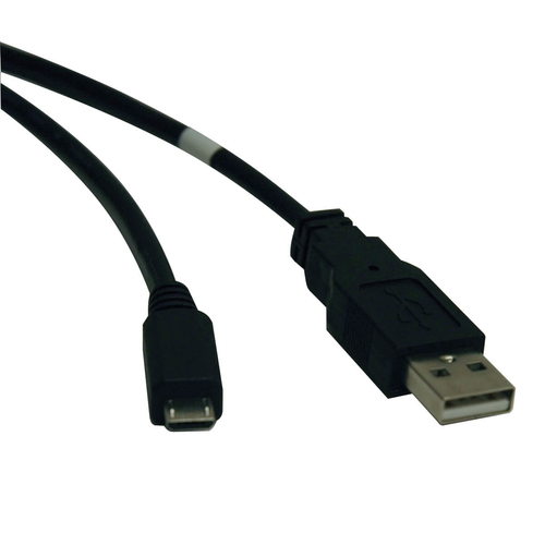 Bild von Tripp Lite U050-010 USB Kabel USB 2.0 3,05 m USB A Micro-USB B Schwarz