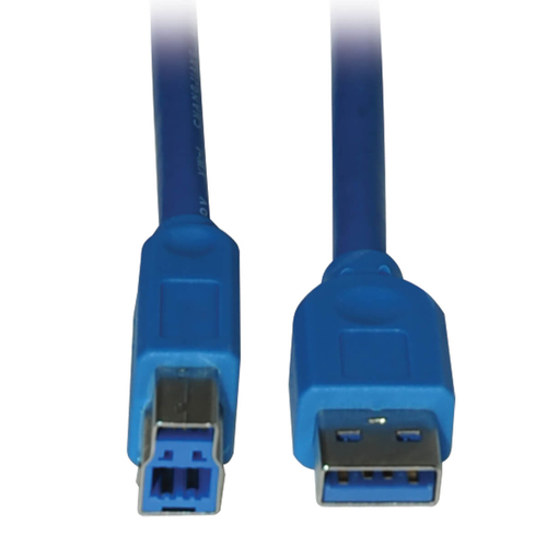 Bild von Tripp Lite U322-010 USB 3.2 Gen 1 SuperSpeed-Gerätekabel (A-zu-B Stecker/Stecker), 3,05 m