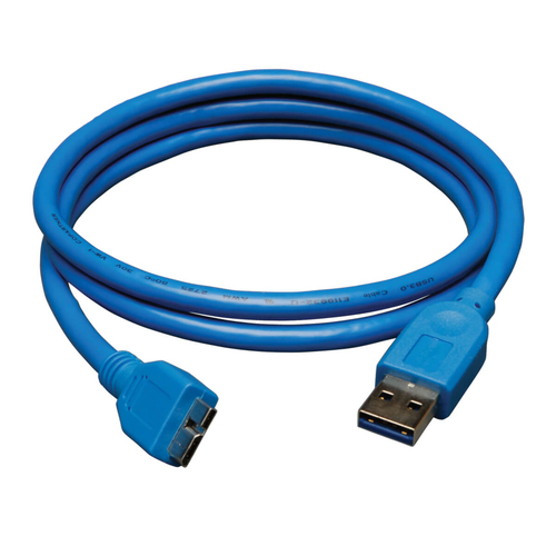 Bild von Tripp Lite U326-003 USB Kabel USB 3.2 Gen 1 (3.1 Gen 1) 0,91 m USB A Micro-USB B Blau